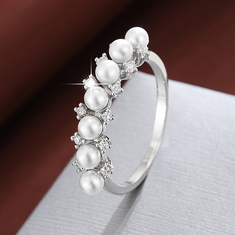 Geometric Zirconia Women's Ring